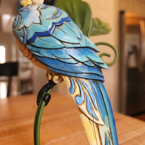 Jim Shore Parrot Pretty Bird 2007 Retired #4009249 Heartwood Creek 8" Tall - Picture 8 of 11